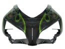 Verkleidungen 2004-2005 Honda CBR 1000 RR Black &amp; Green Flame Racing Generic