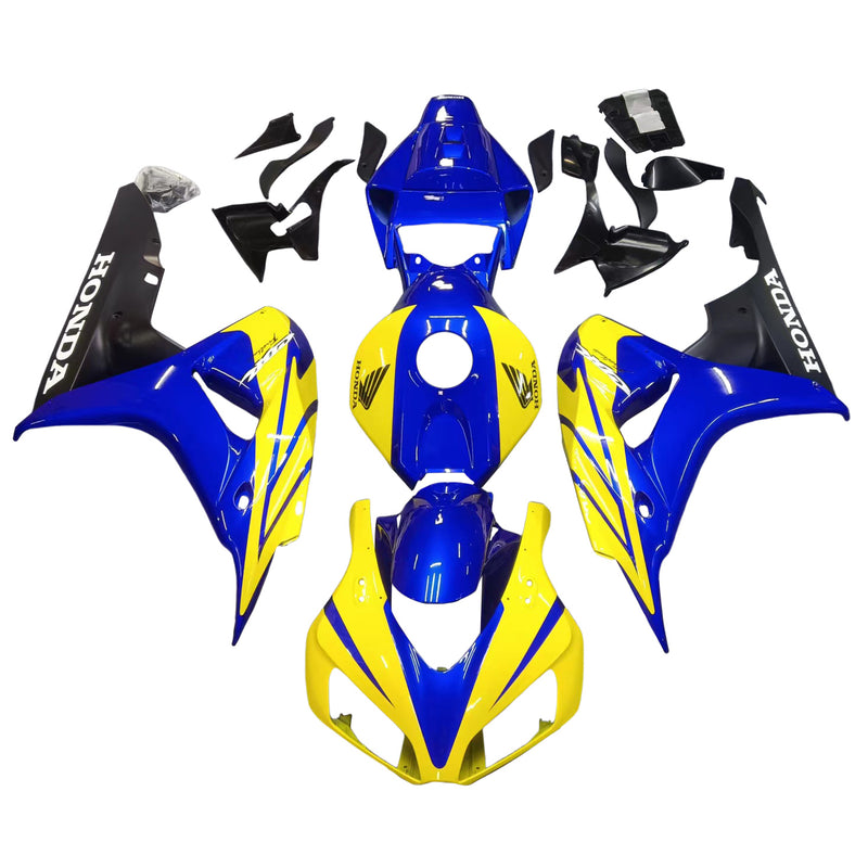 Mallille CBR1000RR 2006-2007 Runkopaneeli Sininen ABS Ruiskuvalettu muovisarja Generic