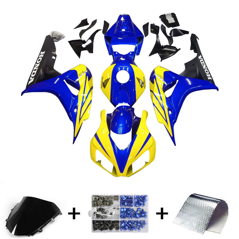 Vaipat 2006-2007 Honda CBR 1000 RR Sininen Keltainen CBR Generic