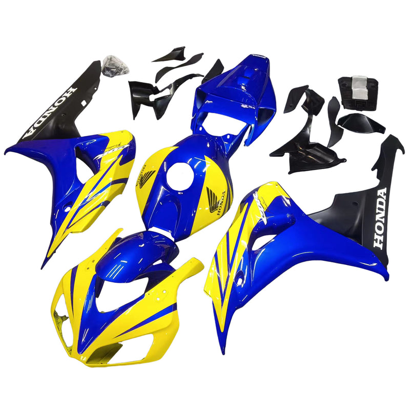 Verkleidungen 2006-2007 Honda CBR 1000 RR Blau Gelb CBR Racing Generic