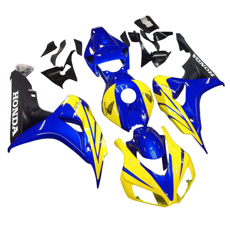 Carenagens 2006-2007 Honda CBR 1000 RR Azul Amarelo CBR Racing Generic