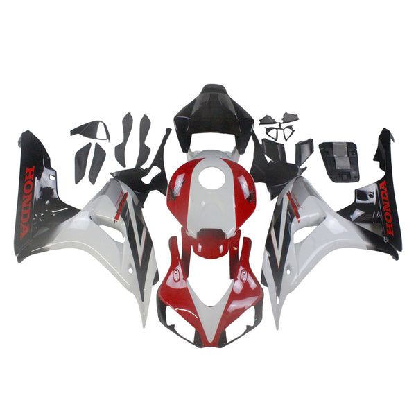 Owiewki 2006-2007 Honda CBR 1000 RR Biały Czerwony Czarny CBR Racing Generic