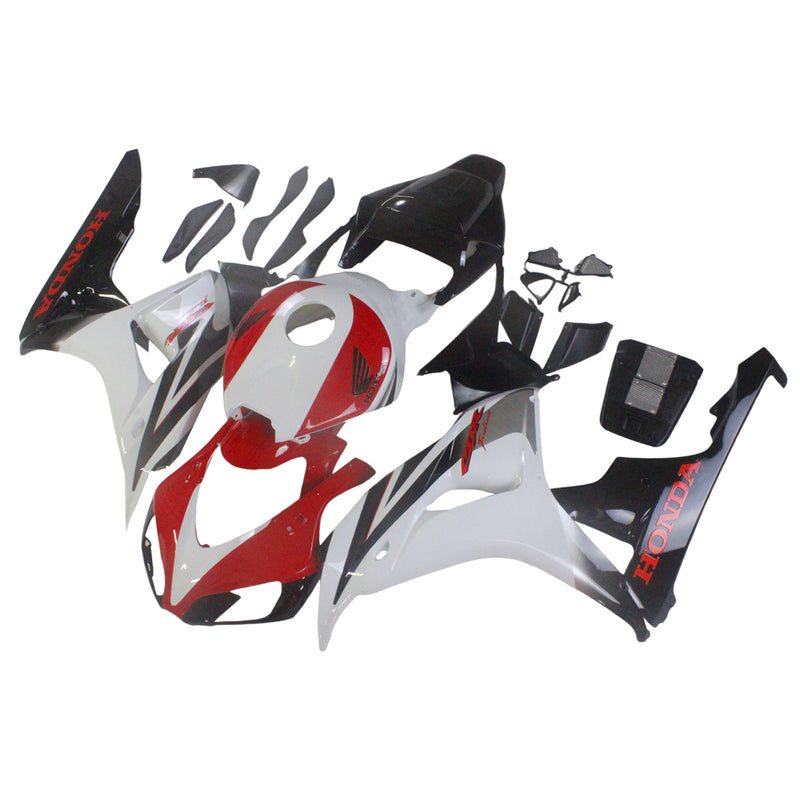 Owiewki 2006-2007 Honda CBR 1000 RR Biały Czerwony Czarny CBR Generic