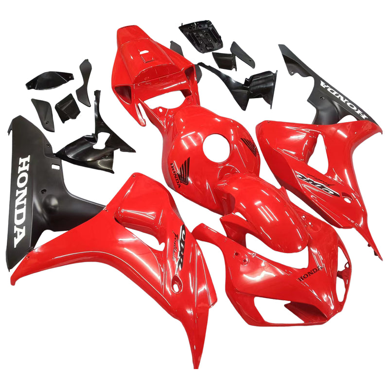 För CBR1000RR 2006-2007 Kroppspanel Röd ABS formsprutad plastsats Generic