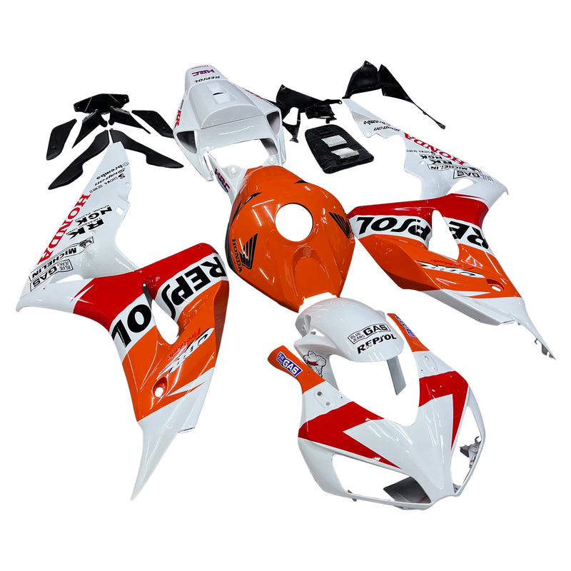 Owiewki 2006-2007 Honda CBR 1000 RR Biało Pomarańczowy Repsol Generic