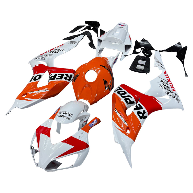 Verkleidungen 2006-2007 Honda CBR 1000 RR Weiß Orange Repsol Generic