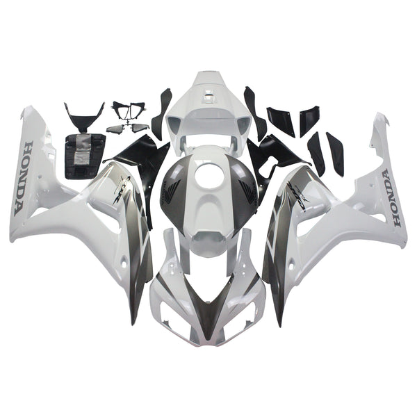 Fairings 2006-2007 Honda CBR 1000 RR White & Silver CBR Racing Generic