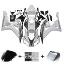 Verkleidungen 2006-2007 Honda CBR 1000 RR Weiß &amp; Silber CBR Racing Generic
