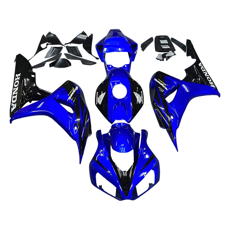 Mallille CBR1000RR 2006-2007 Runkopaneeli Sininen ABS Ruiskuvalettu muovisarja Generic