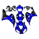 Carenagens 2006-2007 Honda CBR 1000 RR Azul e Preto CBR Racing Genérico