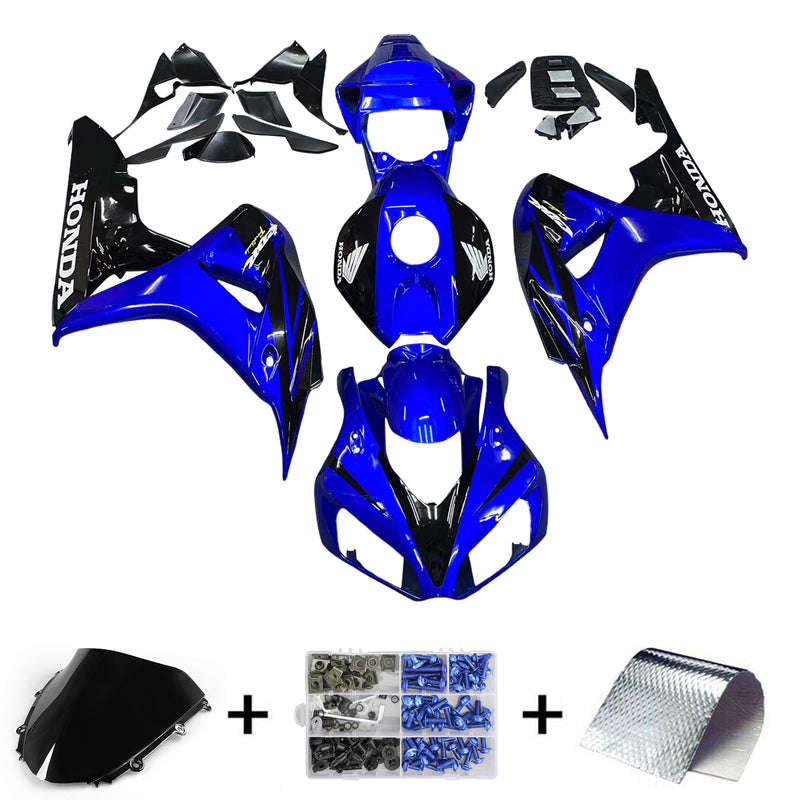 Carenados 2006-2007 Honda CBR 1000 RR Azul y Negro CBR Genérico