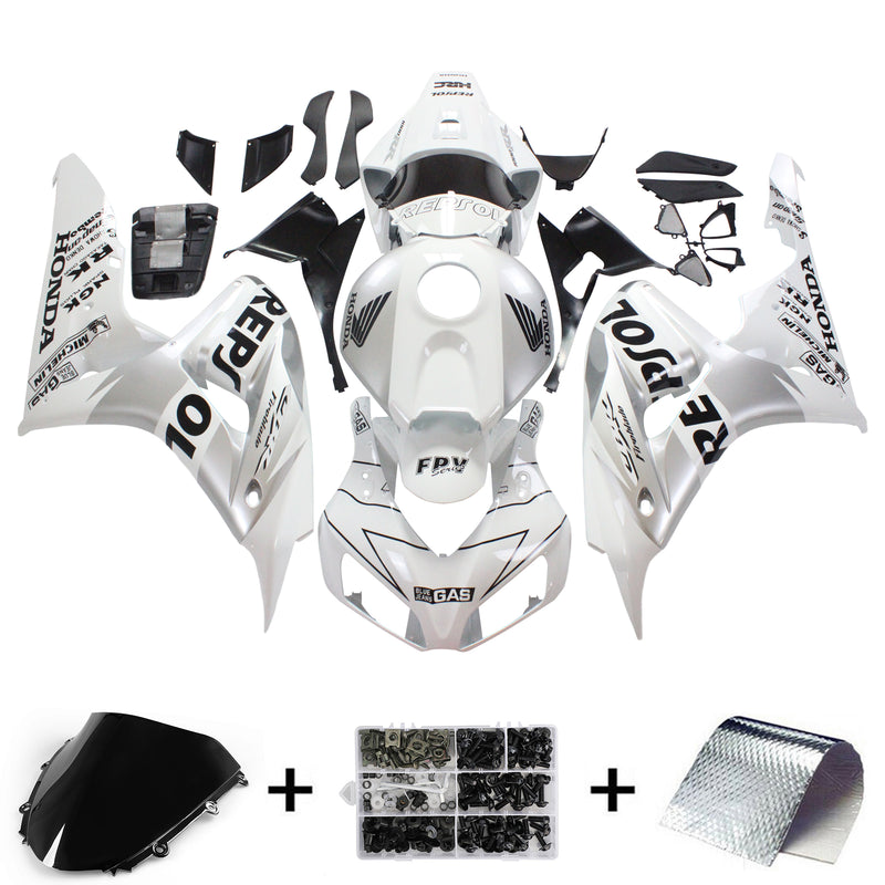 Carenados 2006-2007 Honda CBR 1000 RR Blanco y Plata Repsol Generic