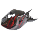 Verkleidungen 2006-2007 Honda CBR 1000 RR Black &amp; Red Flame Generic