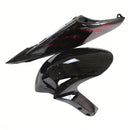 Verkleidungen 2006-2007 Honda CBR 1000 RR Black &amp; Red Flame Shark Generic