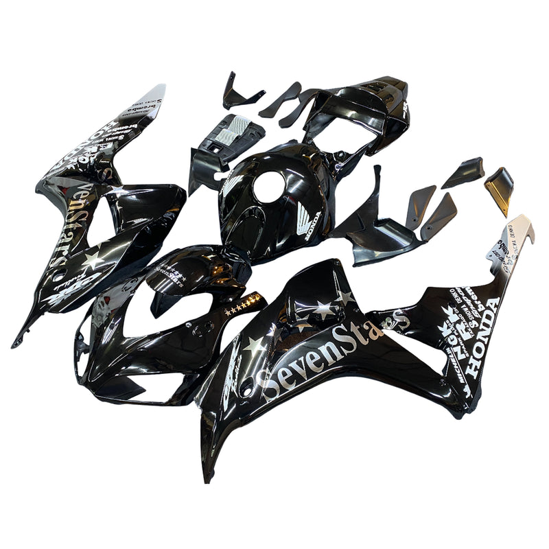 Fairings 2006-2007 Honda CBR 1000 RR Black SevenStars Racing Generic