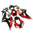 Verkleidungen 2006-2007 Honda CBR 1000 RR Schwarz und Rot CBR Generic