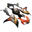 Verkleidungen 2006-2007 Honda CBR 1000 RR Schwarz Valentino Rossi Generic