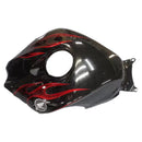 Owiewki 2008-2011 Honda CBR 1000 RR Black & Cherry Red Flame Racing Generic