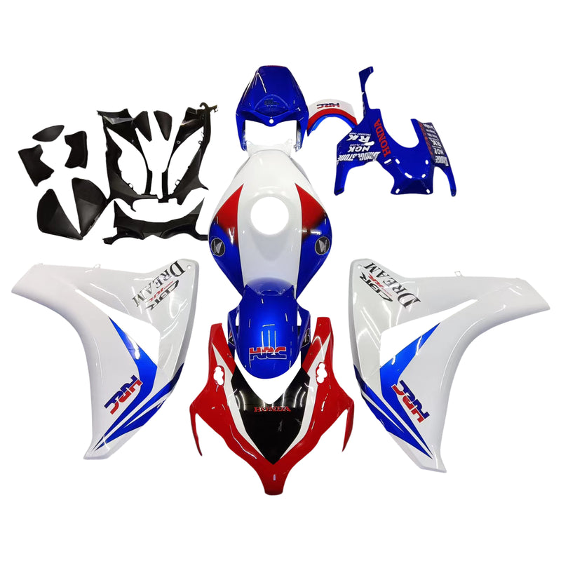 Owiewki 2008-2011 Honda CBR 1000 RR Czerwony Biały Niebieski HRC Generic