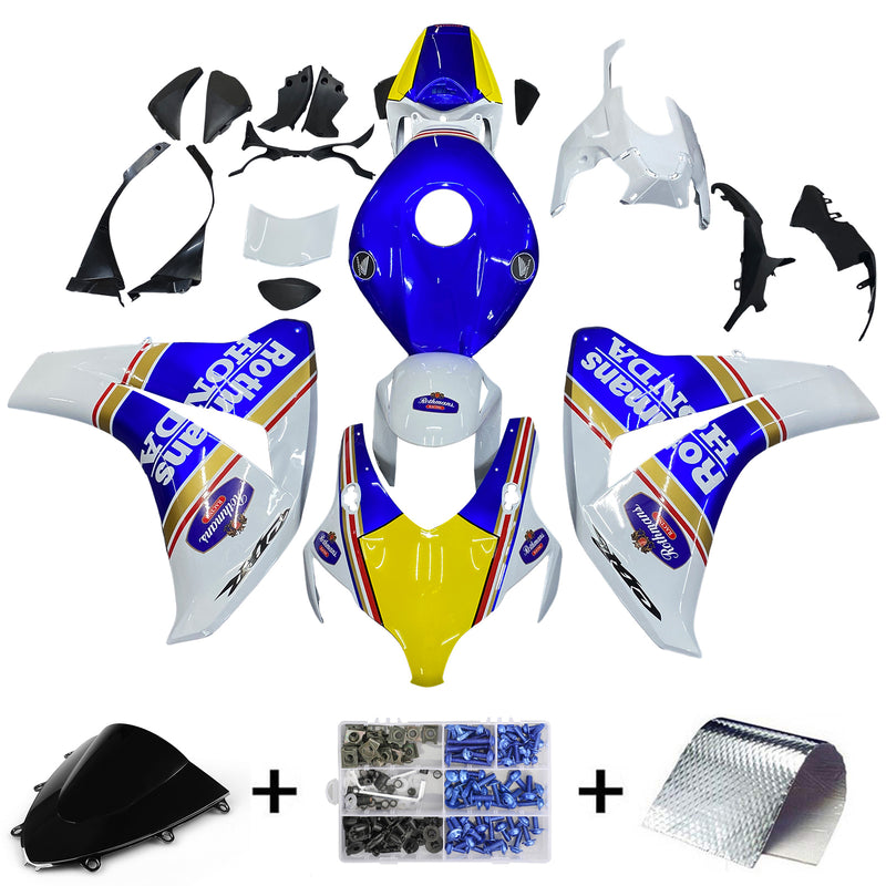 Carenagens 2008-2011 Honda CBR 1000 RR Branco Rothmans Honda Generic