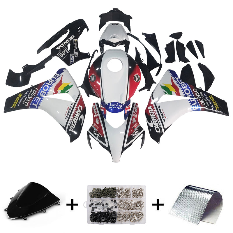 Fairings 2008-2011 Honda CBR 1000 RR Multi-Color Eurobet Generisk