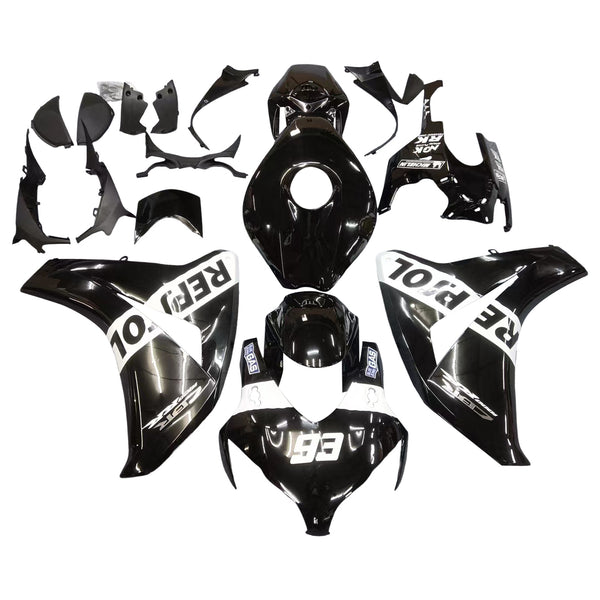 Amotopart Honda CBR1000RR 2008-2011 Juego de carenado Cuerpo Plástico ABS