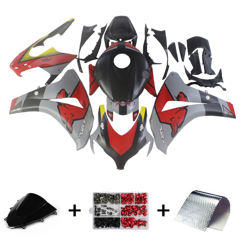 Amotopart Honda CBR1000RR 2008-2011 kåpesett Body Plastic ABS