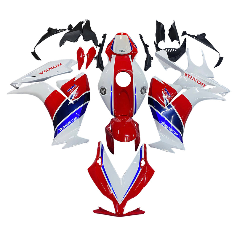 Carenados 2012-2016 Honda CBR1000RR HRC Blanco Rojo Azul Genérico