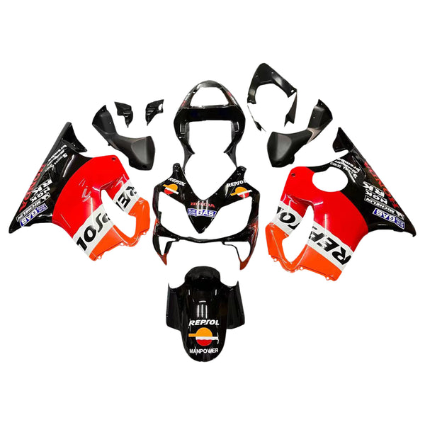 Verkleidungen 2001-2003 Honda CBR 600 F4i Schwarz Repsol Generic