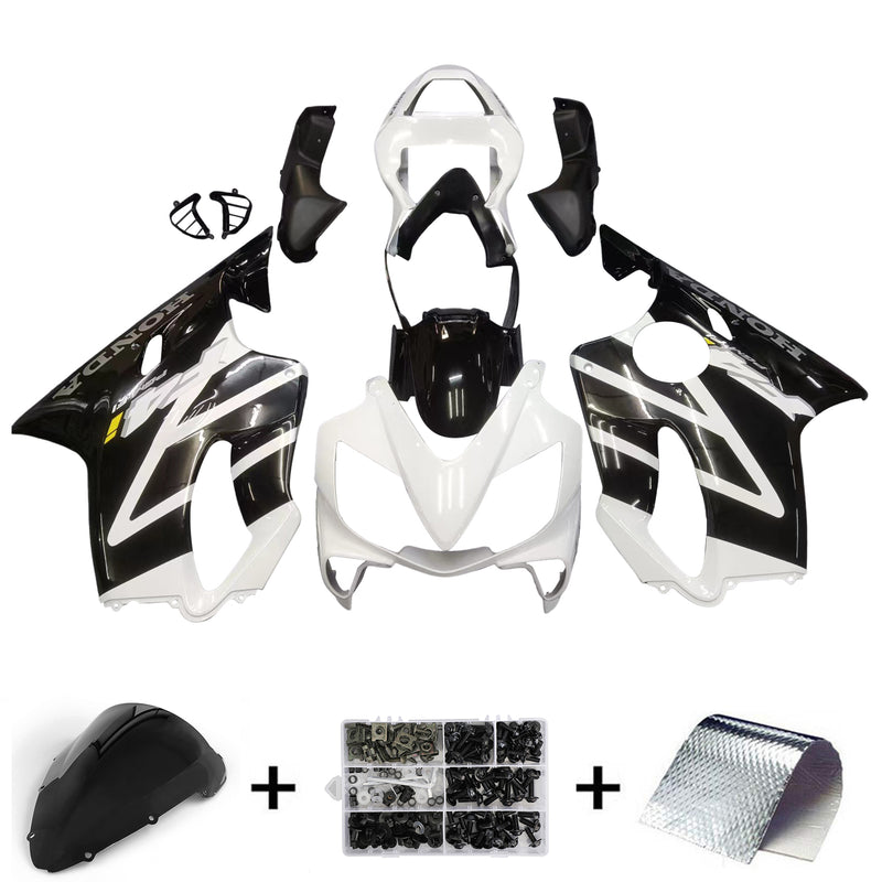 Fairings 2001-2003 Honda CBR600 F4i Black & White F4i Generic