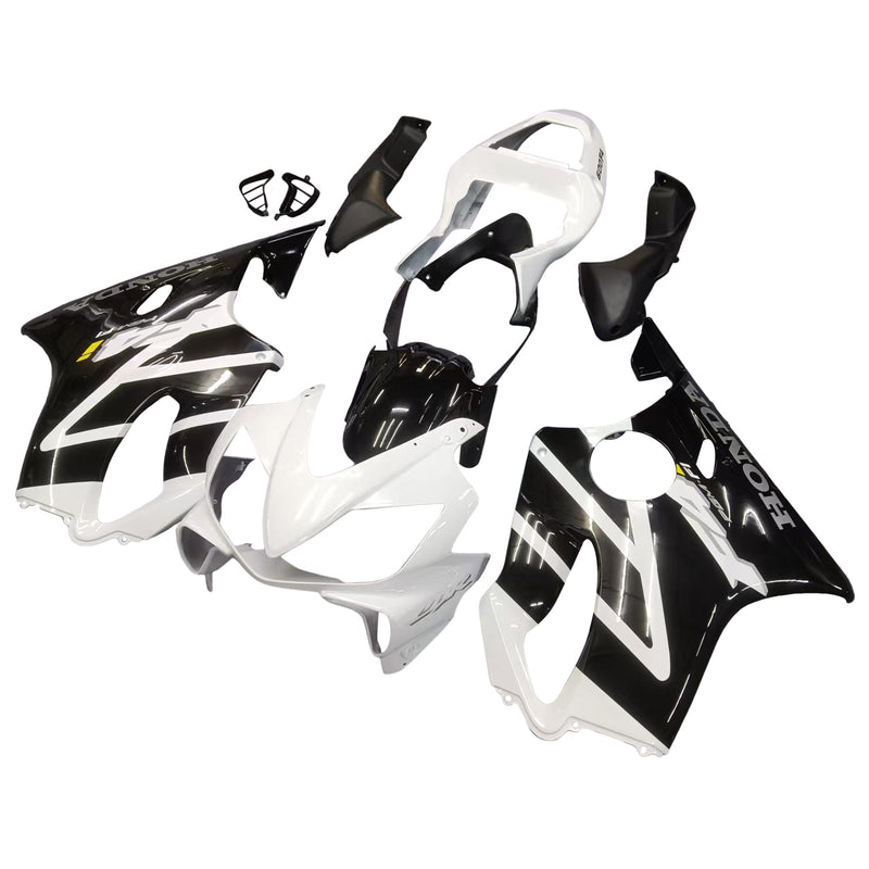 Carenados 2001-2003 Honda CBR600 F4i Negro y Blanco F4i Genérico