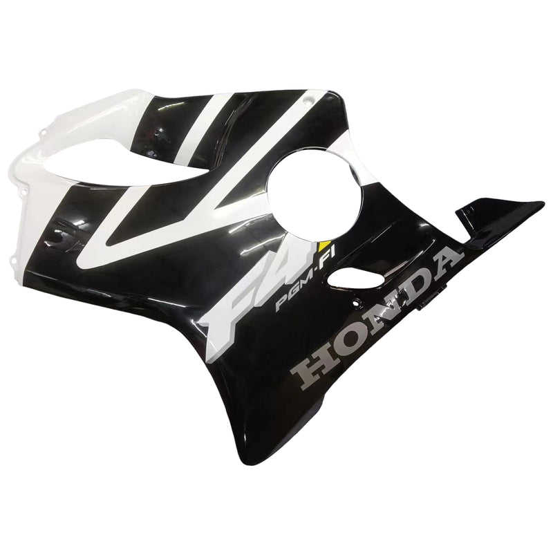 Carenados 2001-2003 Honda CBR600 F4i Negro y Blanco F4i Genérico