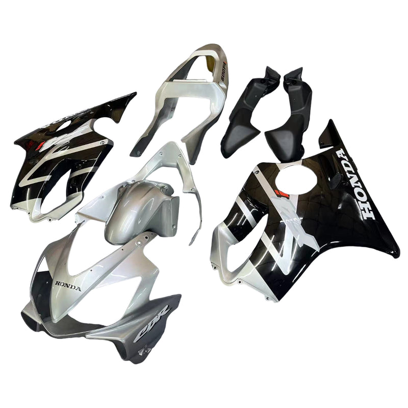 Fairings 2001-2003 Honda CBR 600 F4i Silver & Black F4i Generic