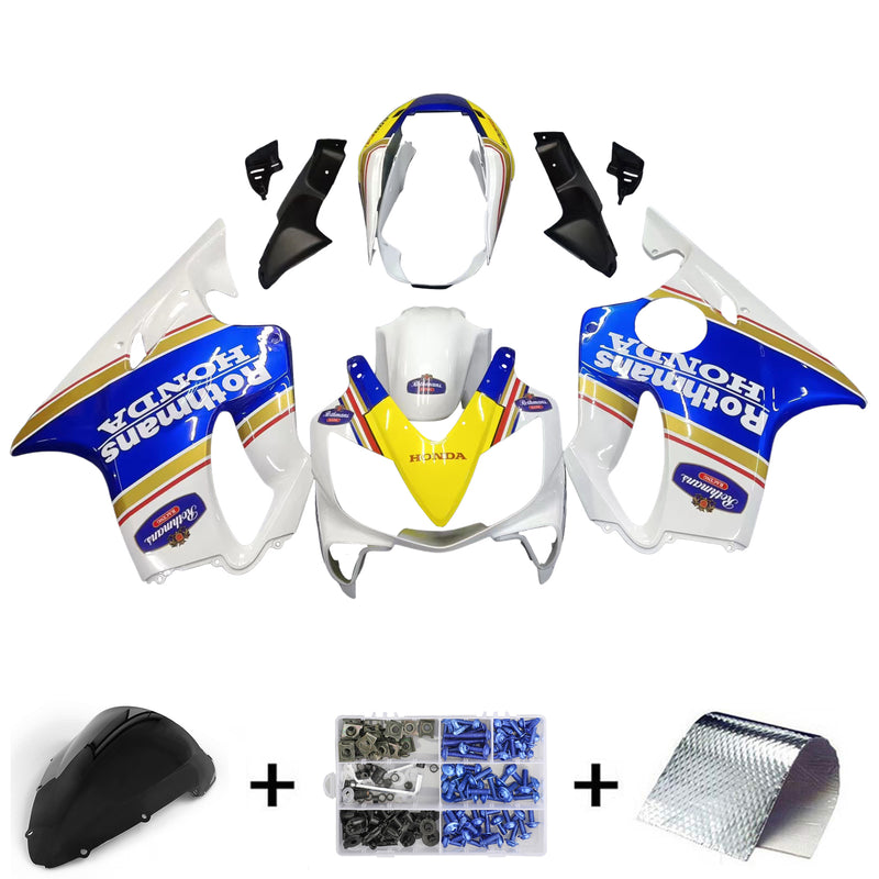 Owiewki 2004-2007 Honda CBR 600 F4i White Rothmans Honda Generic