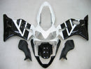 Verkleidungen 2004-2007 Honda CBR 600 F4i Schwarz &amp; Weiß F4i Racing Generic