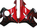 Kåper 2004-2007 Honda CBR 600 F4i Svart &amp; Generisk Red Flame Racing