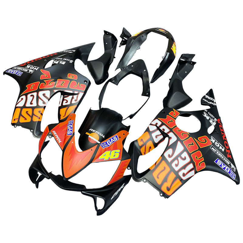 Fairings 2004-2007 Honda CBR 600 F4i Svart Valentino Rossi Generic