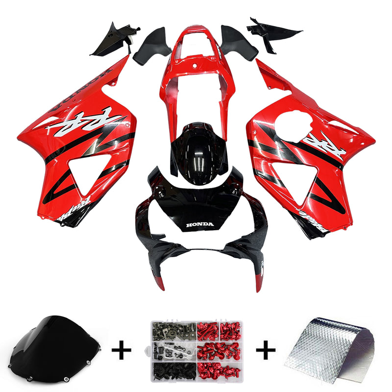 Carenagens 2002-2003 Honda CBR 954 RR Vermelho e Preto RR Genérico