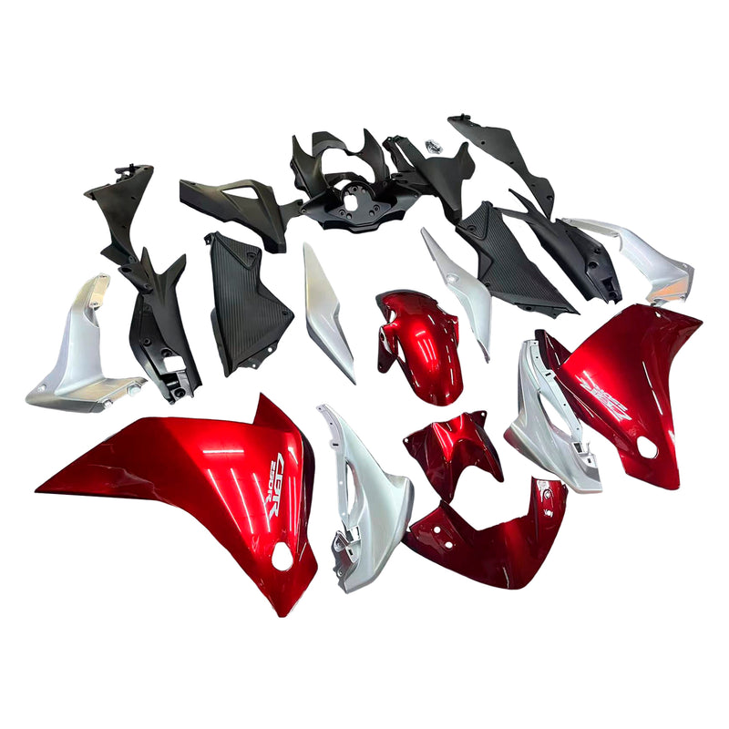 Fairings 2011-2015 Honda CBR250R Rød Sølv CBR Generisk