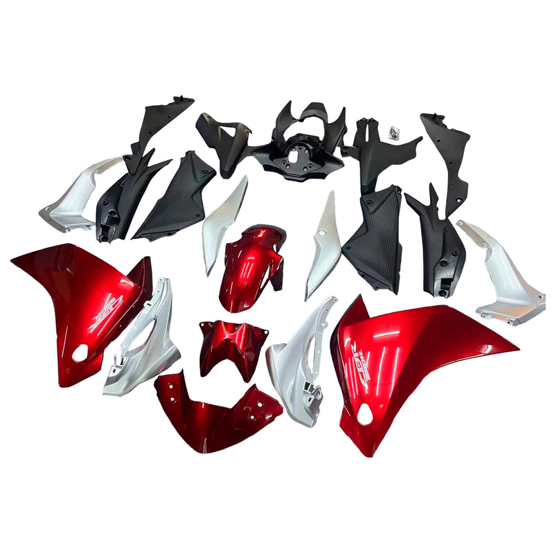 Fairings 2011-2015 Honda CBR250R Rød Sølv CBR Generisk