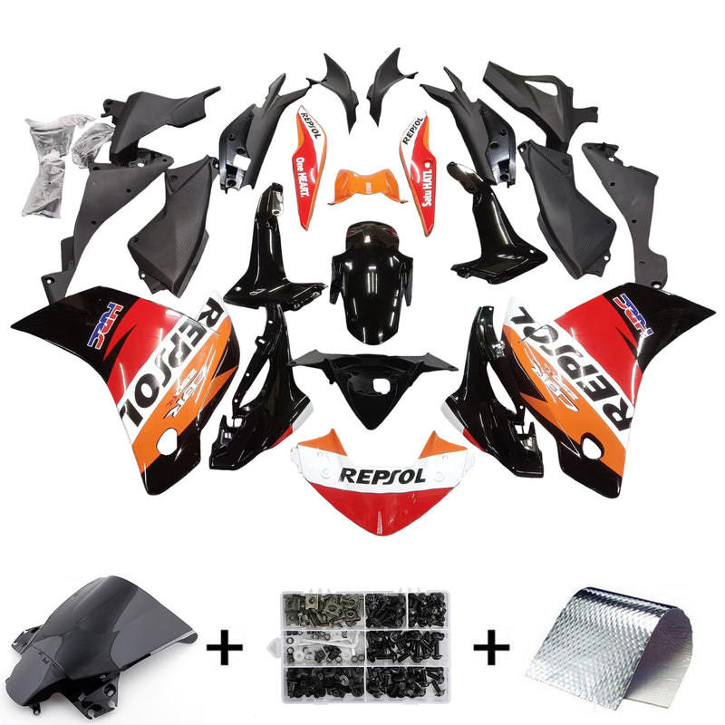 För CBR250R (2011-2015) Kroppspanel ABS formsprutning plastsats 5 färger Generic