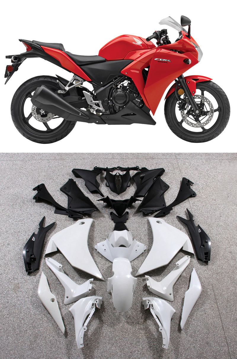 För CBR250R (2011-2015) Kroppspanel ABS formsprutning plastsats 5 färger Generic