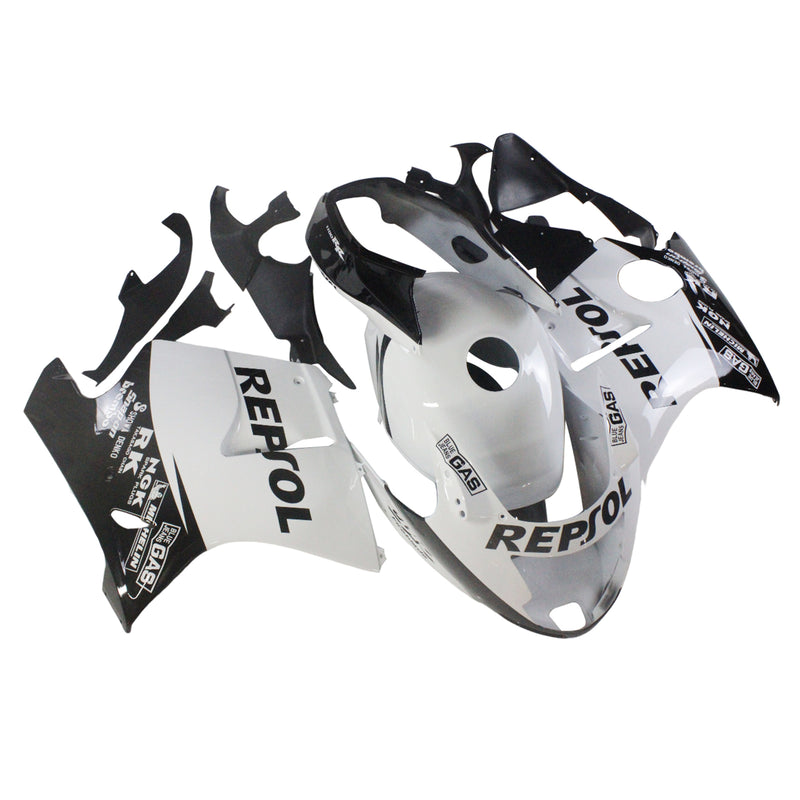 Amotopart Honda CBR1100XX SuperBlackBird 1996-2007 Fairing Set Body ABS