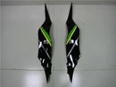 Verkleidungs-Einspritz-Kunststoff-Set, grün, schwarz, mit Schrauben-Set, passend für Kawasaki Zx6R 13–18 Generic