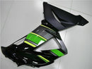 Verkleidungs-Einspritz-Kunststoff-Set, grün, schwarz, mit Schrauben-Set, passend für Kawasaki Zx6R 13–18 Generic
