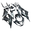 Fairing Injection Plastic Kit Mat Sort med skruesæt Passer til Kawasaki Zx6R 13-18 Generisk