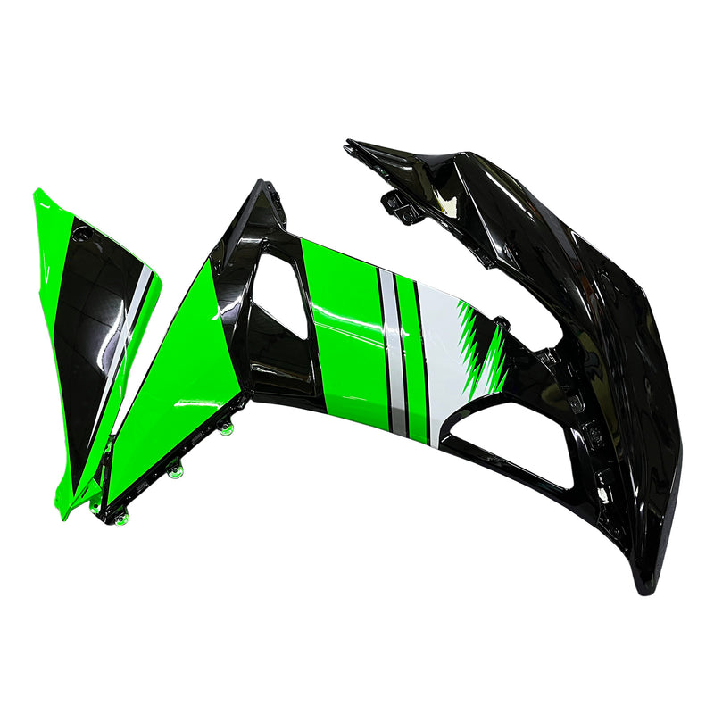 Kit de carenado de plástico moldeado por inyección para Kawasaki Ninja 650 EX650 2017-2019, color verde genérico