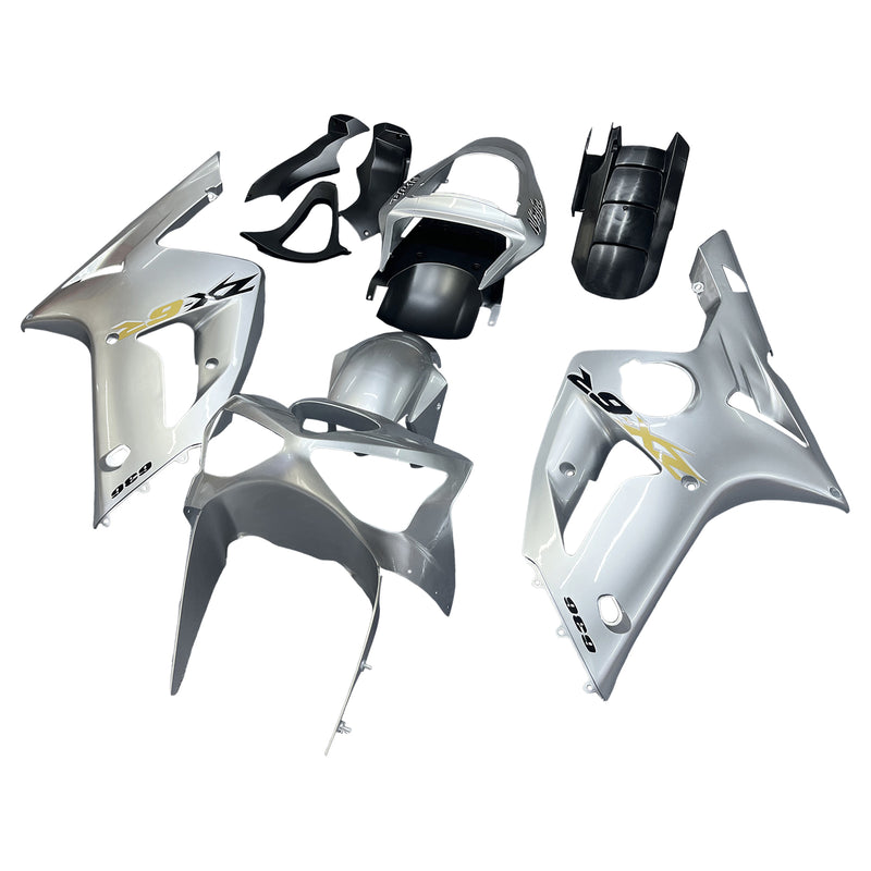 Owiewki 2003-2004 Kawasaki ZX6R 636 Silver Ninja Generic