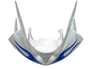 Carenados 2003–2004 Kawasaki ZX6R 636 Plata &amp; Ninja de llama azul genérico