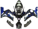 Katteet 2003-2004 Kawasaki ZX6R 636 musta &amp; Sininen liekki Ninja Racing Generic